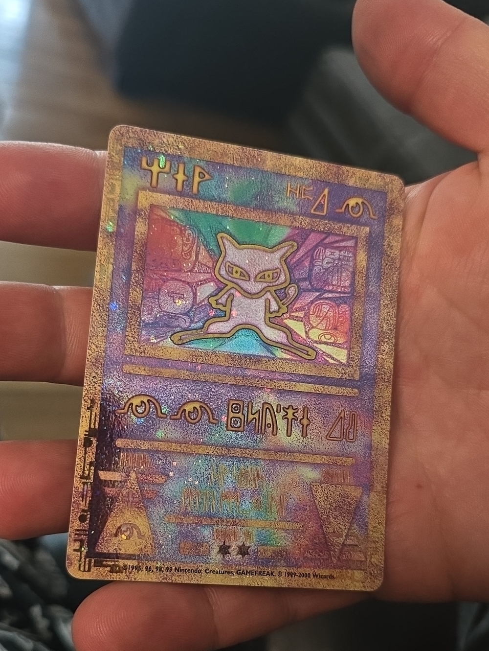 Holographic MEW Mint Condition.